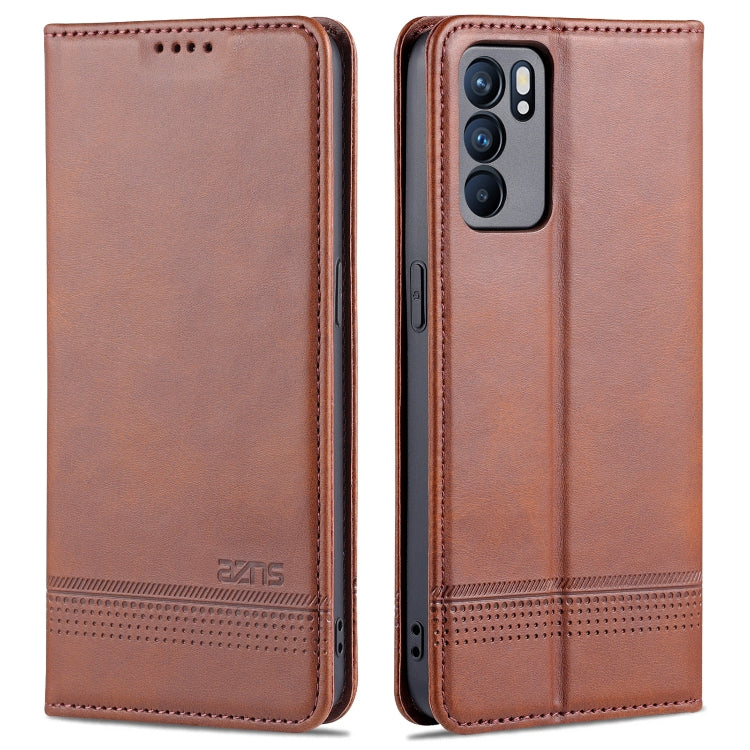 AZNS Magnetic Calf Texture Horizontal Flip Leather Case with Card Slots & Holder & Wallet, For OPPO K9 5G, For OPPO Reno6 / Reno6 Pro AZNS Magnetic Calf Texture Horizontal Flip Leather Case with Card Slots & Holder & Wallet, For OPPO K9 5G, For OPPO Reno6 / Reno6 Pro
