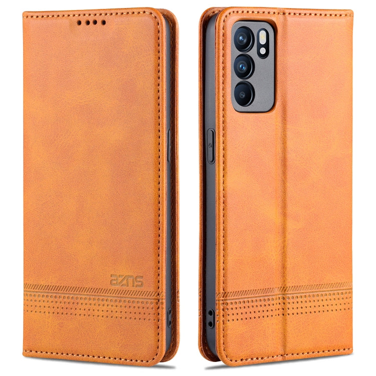 AZNS Magnetic Calf Texture Horizontal Flip Leather Case with Card Slots & Holder & Wallet, For OPPO K9 5G, For OPPO Reno6 / Reno6 Pro AZNS Magnetic Calf Texture Horizontal Flip Leather Case with Card Slots & Holder & Wallet, For OPPO K9 5G, For OPPO Reno6 / Reno6 Pro