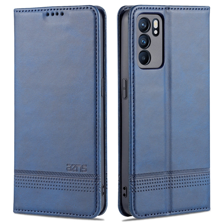 AZNS Magnetic Calf Texture Horizontal Flip Leather Case with Card Slots & Holder & Wallet, For OPPO K9 5G, For OPPO Reno6 / Reno6 Pro AZNS Magnetic Calf Texture Horizontal Flip Leather Case with Card Slots & Holder & Wallet, For OPPO K9 5G, For OPPO Reno6 / Reno6 Pro