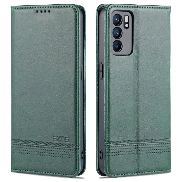 AZNS Magnetic Calf Texture Horizontal Flip Leather Case with Card Slots & Holder & Wallet, For OPPO K9 5G, For OPPO Reno6 / Reno6 Pro AZNS Magnetic Calf Texture Horizontal Flip Leather Case with Card Slots & Holder & Wallet, For OPPO K9 5G, For OPPO Reno6 / Reno6 Pro
