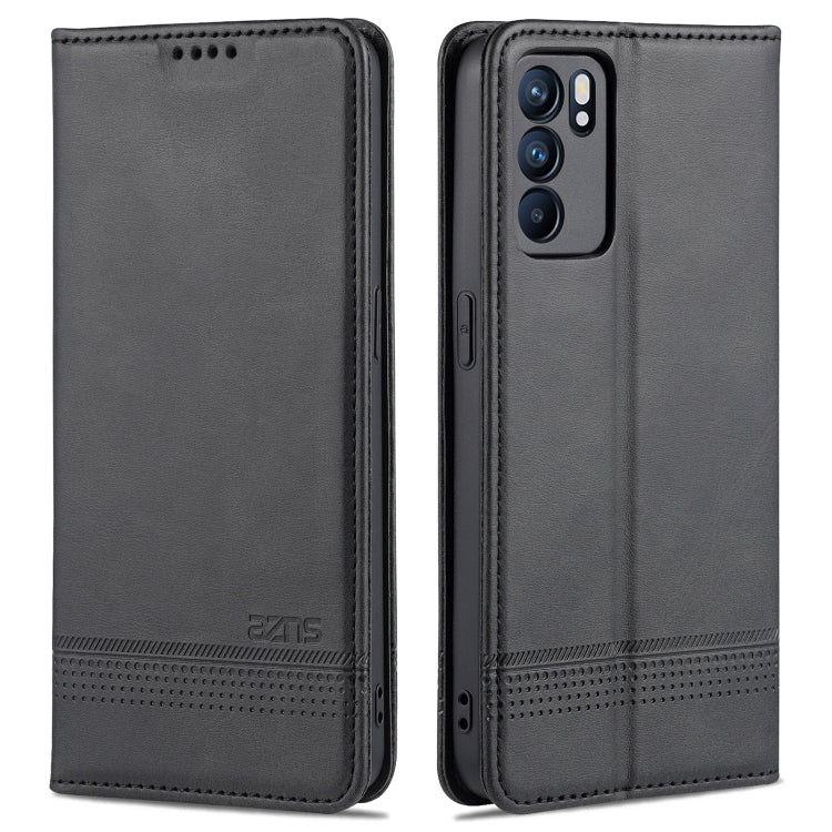 AZNS Magnetic Calf Texture Horizontal Flip Leather Case with Card Slots & Holder & Wallet, For OPPO K9 5G, For OPPO Reno6 / Reno6 Pro AZNS Magnetic Calf Texture Horizontal Flip Leather Case with Card Slots & Holder & Wallet, For OPPO K9 5G, For OPPO Reno6 / Reno6 Pro