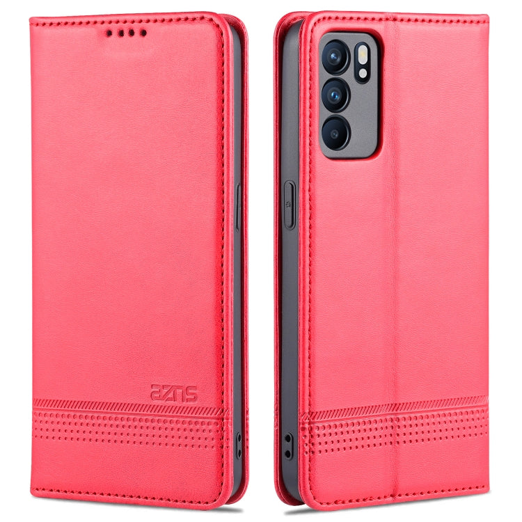 AZNS Magnetic Calf Texture Horizontal Flip Leather Case with Card Slots & Holder & Wallet, For OPPO K9 5G, For OPPO Reno6 / Reno6 Pro AZNS Magnetic Calf Texture Horizontal Flip Leather Case with Card Slots & Holder & Wallet, For OPPO K9 5G, For OPPO Reno6 / Reno6 Pro