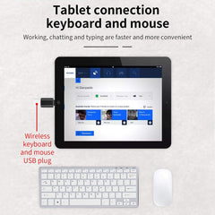 XQ-ZH001 USB Female to 8 Pin Male OTG Adapter, XQ-ZH001 (Silver)