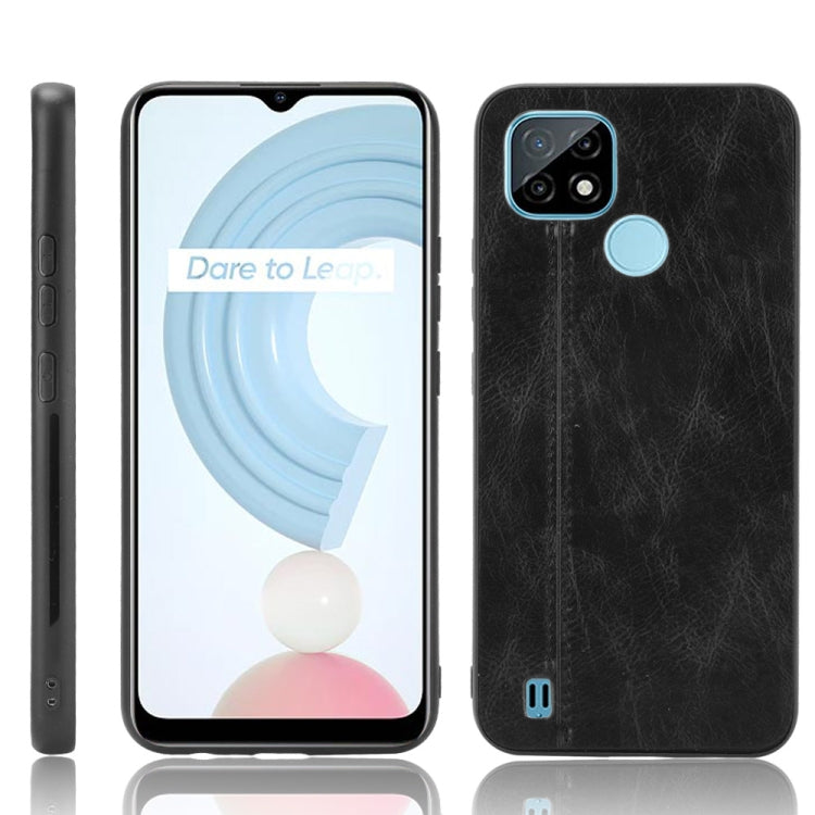 Shockproof Sewing Cow Pattern Skin PC + PU + TPU Case, For OPPO Reno6 Pro+, For OPPO Reno6 Pro, For OPPO Realme C11 2021 / Realme C20, For OPPO Realme C21 Shockproof Sewing Cow Pattern Skin PC + PU + TPU Case, For OPPO Reno6 Pro+, For OPPO Reno6 Pro, For OPPO Realme C11 2021 / Realme C20, For OPPO Realme C21