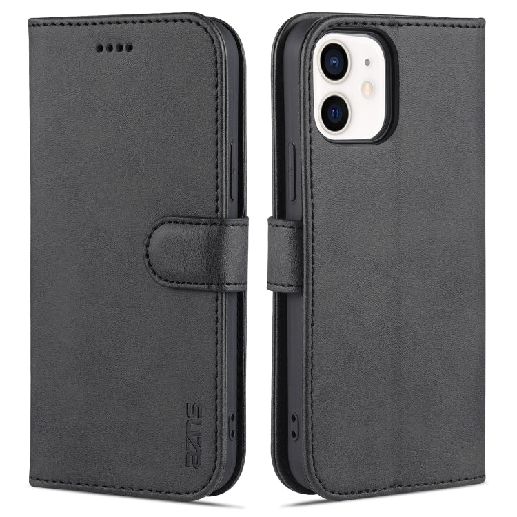 AZNS Skin Feel Calf Texture Horizontal Flip Leather Case with Card Slots & Holder & Wallet, For iPhone 12 / 12 Pro, For iPhone 12 Mini AZNS Skin Feel Calf Texture Horizontal Flip Leather Case with Card Slots & Holder & Wallet, For iPhone 12 / 12 Pro, For iPhone 12 Mini