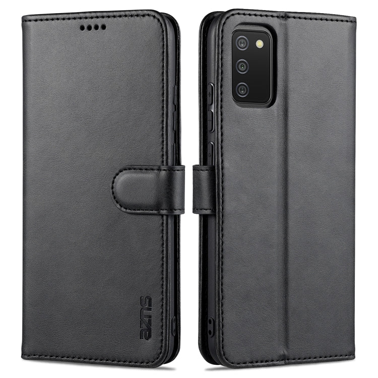 AZNS Skin Feel Calf Texture Horizontal Flip Leather Case with Card Slots & Holder & Wallet, For Samsung Galaxy A02s AZNS Skin Feel Calf Texture Horizontal Flip Leather Case with Card Slots & Holder & Wallet, For Samsung Galaxy A02s