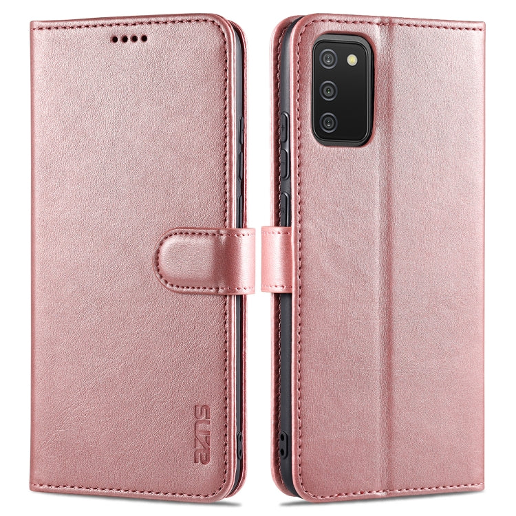 AZNS Skin Feel Calf Texture Horizontal Flip Leather Case with Card Slots & Holder & Wallet, For Samsung Galaxy A02s AZNS Skin Feel Calf Texture Horizontal Flip Leather Case with Card Slots & Holder & Wallet, For Samsung Galaxy A02s