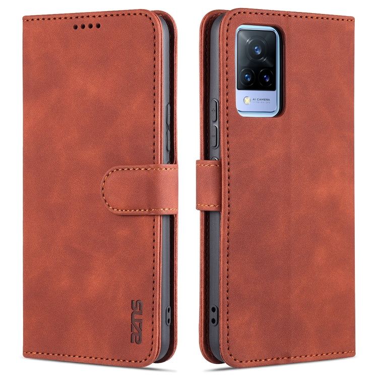 AZNS Skin Feel Calf Texture Horizontal Flip Leather Case with Card Slots & Holder & Wallet, For vivo V21, For vivo X60, For vivo X60 Pro AZNS Skin Feel Calf Texture Horizontal Flip Leather Case with Card Slots & Holder & Wallet, For vivo V21, For vivo X60, For vivo X60 Pro