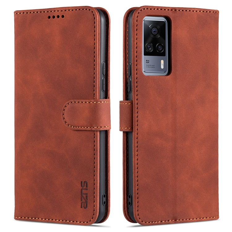 AZNS Skin Feel Calf Texture Horizontal Flip Leather Case with Card Slots & Holder & Wallet, For vivo S9e, For vivo Y17 / Y3 / Y3S AZNS Skin Feel Calf Texture Horizontal Flip Leather Case with Card Slots & Holder & Wallet, For vivo S9e, For vivo Y17 / Y3 / Y3S