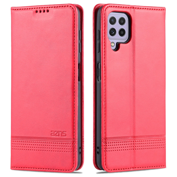AZNS Magnetic Calf Texture Horizontal Flip Leather Case with Card Slots & Holder & Wallet, For Samsung Galaxy A22 4G, For Samsung Galaxy A22 5G AZNS Magnetic Calf Texture Horizontal Flip Leather Case with Card Slots & Holder & Wallet, For Samsung Galaxy A22 4G, For Samsung Galaxy A22 5G