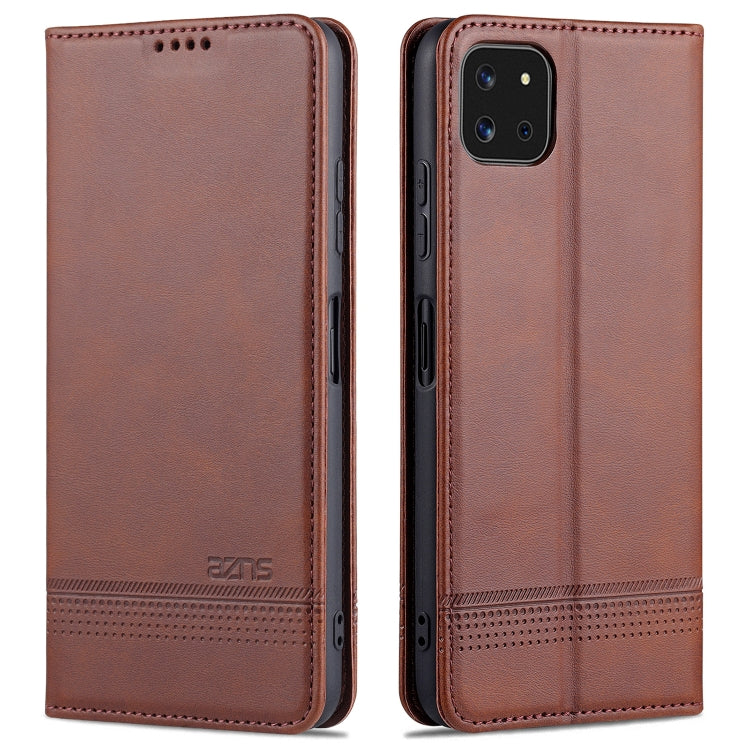 AZNS Magnetic Calf Texture Horizontal Flip Leather Case with Card Slots & Holder & Wallet, For Samsung Galaxy A22 4G, For Samsung Galaxy A22 5G AZNS Magnetic Calf Texture Horizontal Flip Leather Case with Card Slots & Holder & Wallet, For Samsung Galaxy A22 4G, For Samsung Galaxy A22 5G
