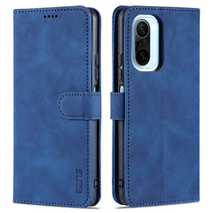 AZNS Skin Feel Calf Texture Horizontal Flip Leather Case with Card Slots & Holder & Wallet, For Xiaomi Redmi K40 Pro, For Xiaomi Poco F3, For Xiaomi Redmi Note 9 5G, For Xiaomi Redmi Note 10 5G