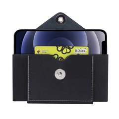 Ultradünne, elastische Gürteltasche aus Leder für Mobiltelefone, Größe: S, für 5,8-6,1-Zoll-Telefone, Größe: M, für 6,7-6,9-Zoll-Telefone, Größe: L