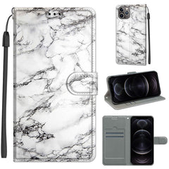 Voltage Farbige Zeichnung Magnetverschluss Horizontal Flip PU Ledertasche mit Halter & Kartenfächern, Für iPhone 12 Pro Max