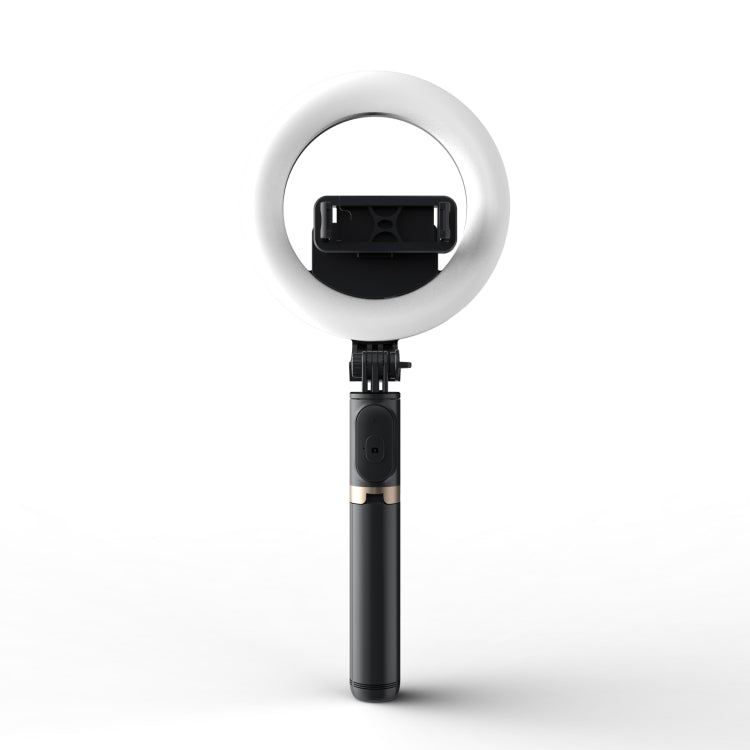 Trípode con anillo de luz portátil Q07 de 6 pulgadas con Bluetooth para selfies, Q07