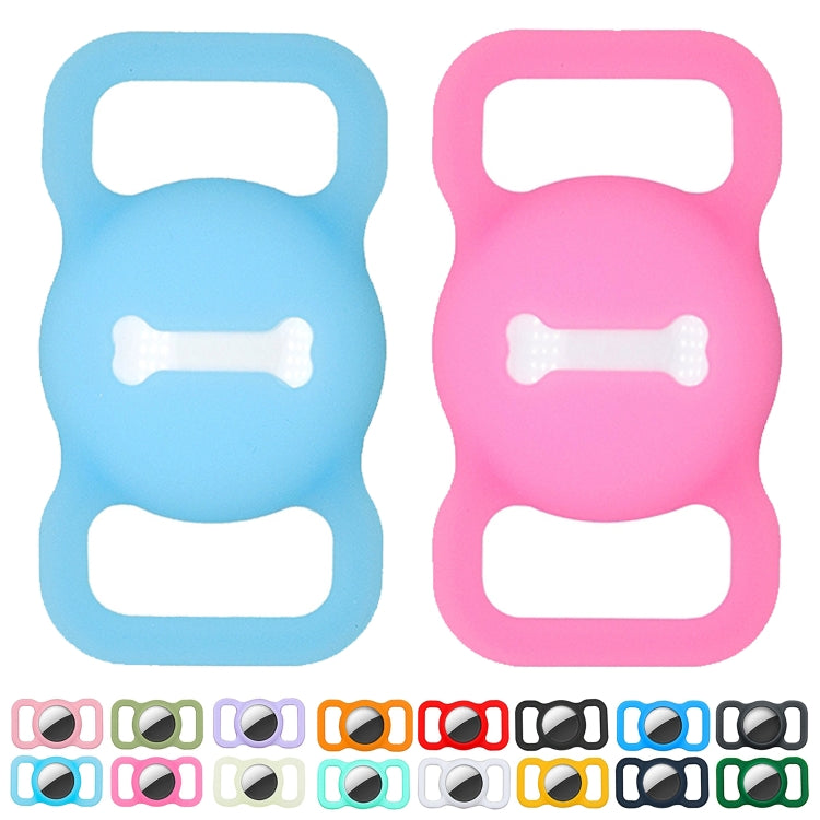 Shockproof Anti-scratch Silicone Case Protective Cover, Style: Bones, For AirTag Shockproof Anti-scratch Silicone Case Protective Cover, Style: Bones, For AirTag