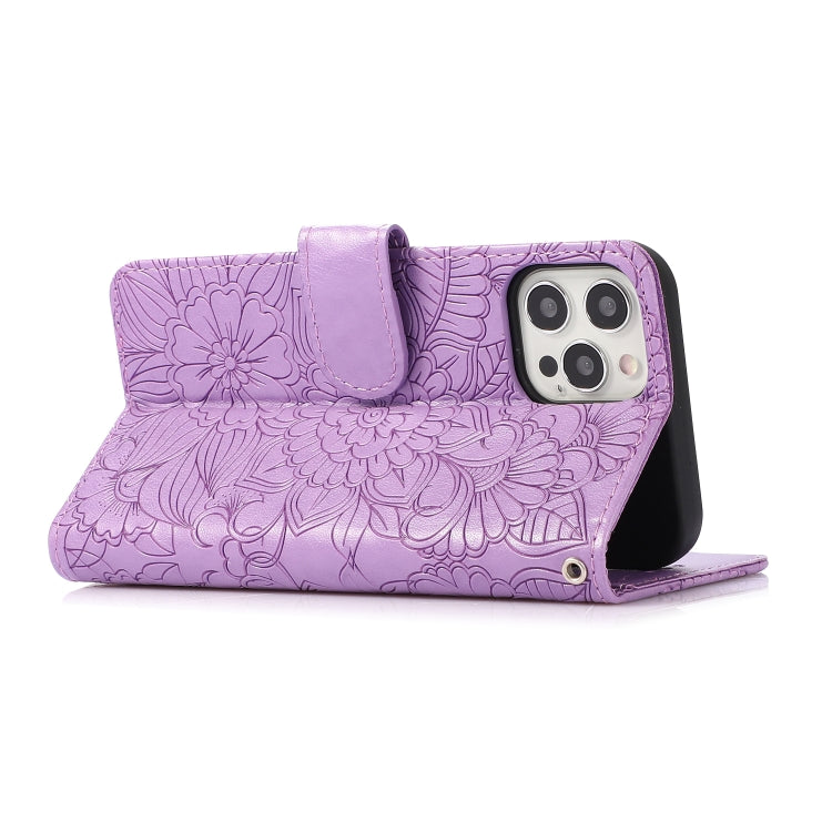 Horizontale Klapphülle aus Leder mit Sonnenblumen-Prägung, Halter, Kartenfächern, Geldbörse und Trageband, für iPhone 12, iPhone 12 Mini, iPhone 12 Pro, iPhone 12 Pro Max, iPhone 11 Pro Max Horizontale Klapphülle aus Leder mit Sonnenblumen-Prägung, Halter, Kartenfächern, Geldbörse und Trageband, für iPhone 12, iPhone 12 Mini, iPhone 12 Pro, iPhone 12 Pro Max, iPhone 11 Pro Max