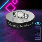 Intelligent APP Screen Display Electric Rotating Turntable Mirror Display Stand Live Broadcast Video Shooting Props Turntable