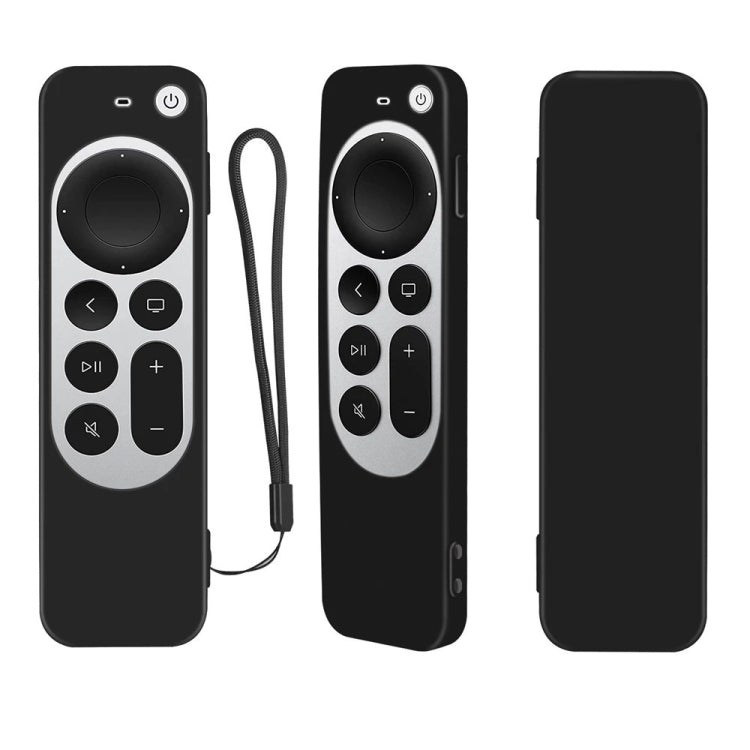 Silicone Protective Case Cover with Rope For Apple TV 4K 4th Siri Remote Controller Silicone Protective Case Cover with Rope For Apple TV 4K 4th Siri Remote Controller
