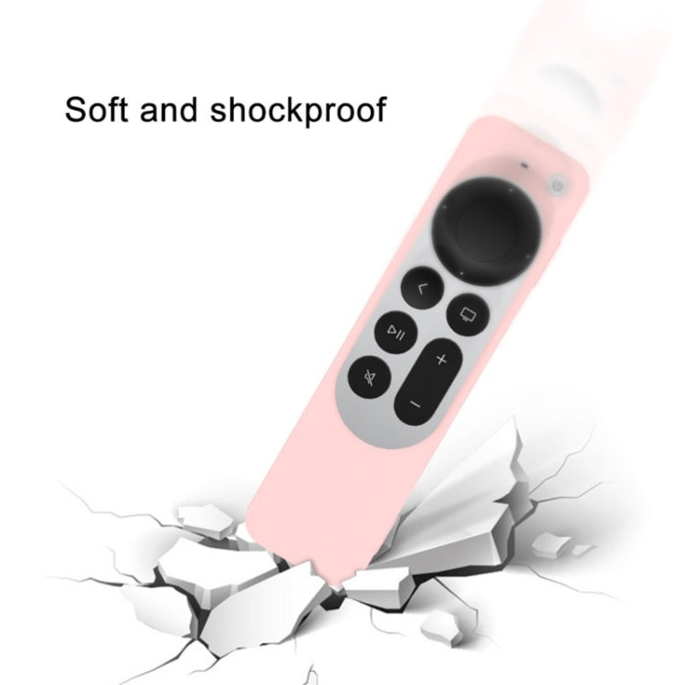 Silicone Protective Case Cover with Rope For Apple TV 4K 4th Siri Remote Controller Silicone Protective Case Cover with Rope For Apple TV 4K 4th Siri Remote Controller
