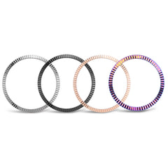 Smart Watch Wave Texture Bezel Ring, For Samsung Galaxy Watch 3 41mm, For Samsung Galaxy Watch 3 45mm