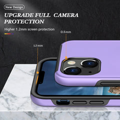 PC + TPU Shockproof Magnetic Protective Case with Invisible Ring Holder, For iPhone 13 mini, For iPhone 13, For iPhone 13 Pro