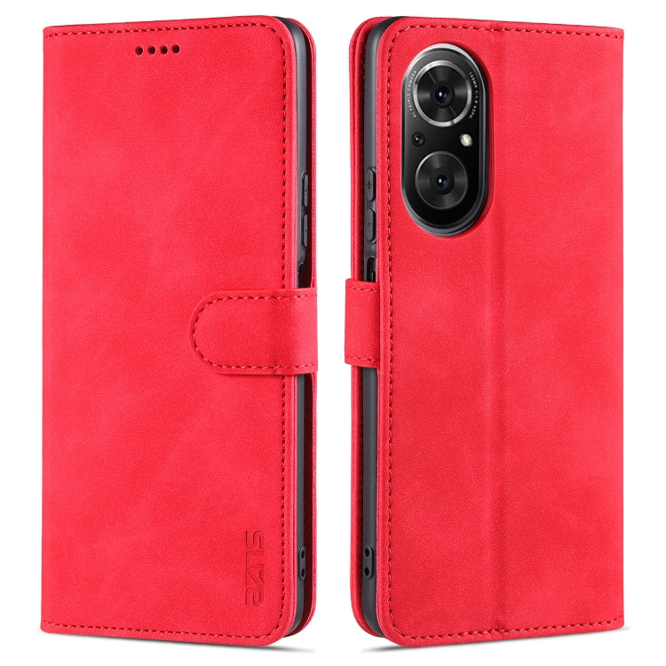 AZNS Skin Feel Calf Texture Horizontal Flip Leather Case with Card Slots & Holder & Wallet, For Honor 50 SE AZNS Skin Feel Calf Texture Horizontal Flip Leather Case with Card Slots & Holder & Wallet, For Honor 50 SE