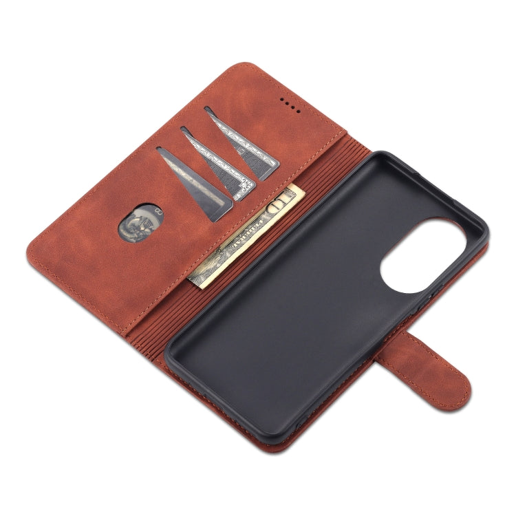 AZNS Skin Feel Calf Texture Horizontal Flip Leather Case with Card Slots & Holder & Wallet, For Honor 50 SE AZNS Skin Feel Calf Texture Horizontal Flip Leather Case with Card Slots & Holder & Wallet, For Honor 50 SE