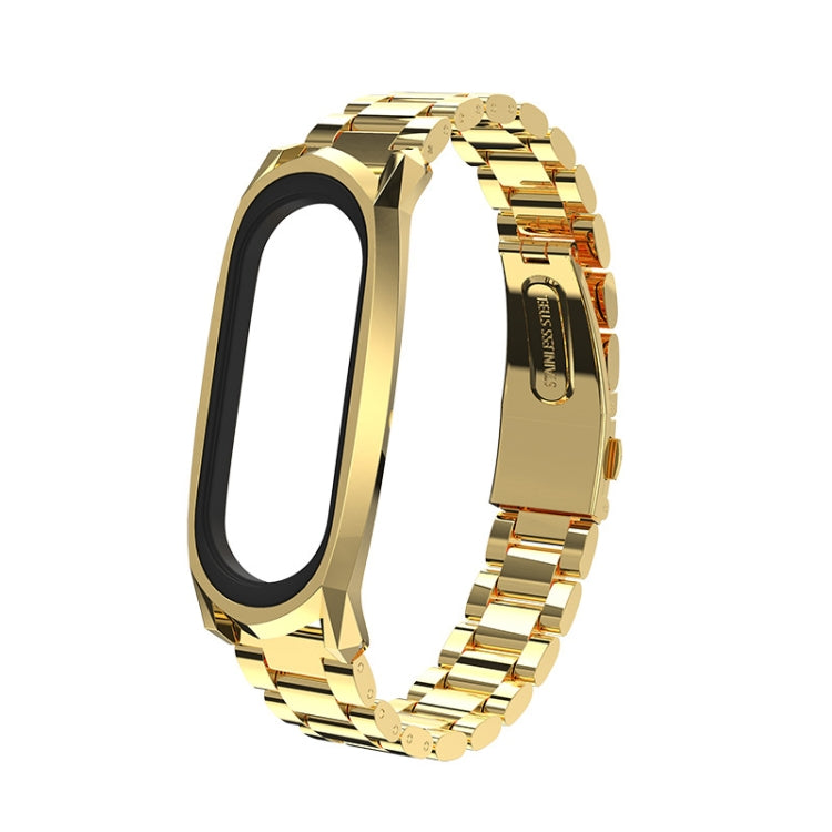 For Xiaomi Mi Band 6 / 5 / 4 / 3 Mijobs Three Beads Metal GT Stainless Steel Replacement Watchband For Xiaomi Mi Band 6 / 5 / 4 / 3 Mijobs Three Beads Metal GT Stainless Steel Replacement Watchband