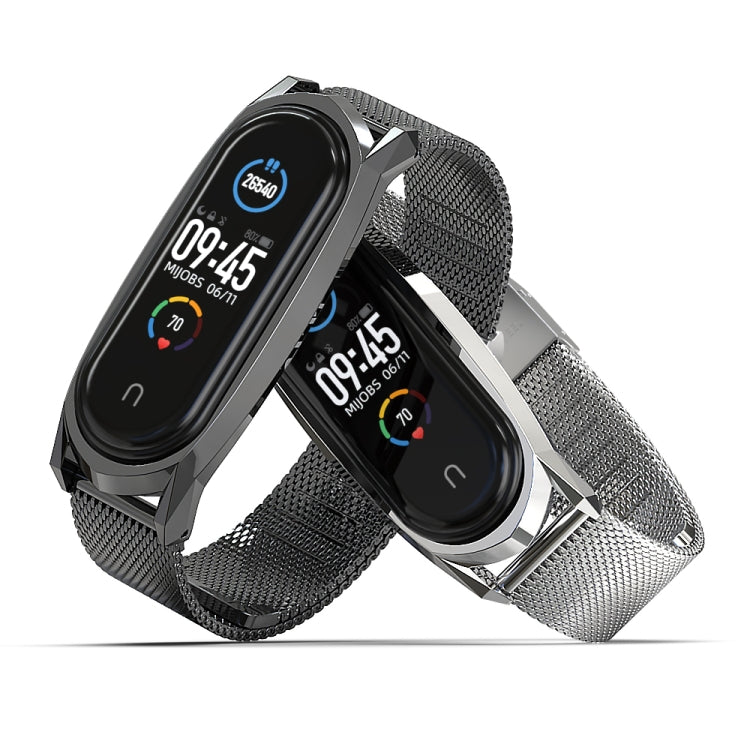 For Xiaomi Mi Band 6 / 5 / 4 / 3 Mijobs Milan buckle GT Metal Stainless Steel Replacement Watchband For Xiaomi Mi Band 6 / 5 / 4 / 3 Mijobs Milan buckle GT Metal Stainless Steel Replacement Watchband