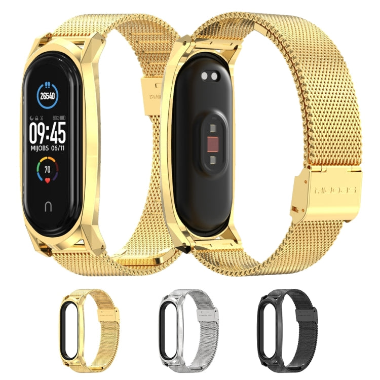 For Xiaomi Mi Band 6 / 5 / 4 / 3 Mijobs Milan buckle GT Metal Stainless Steel Replacement Watchband For Xiaomi Mi Band 6 / 5 / 4 / 3 Mijobs Milan buckle GT Metal Stainless Steel Replacement Watchband