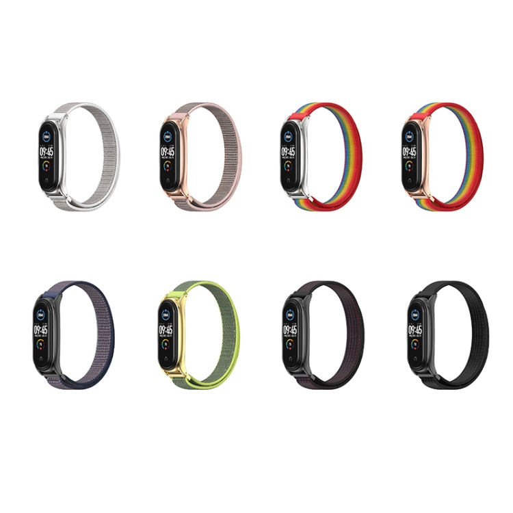 For Xiaomi Mi Band 6 / 5 / 4 / 3 Mijobs Nylon Loop Plus Strap Replacement Watchband For Xiaomi Mi Band 6 / 5 / 4 / 3 Mijobs Nylon Loop Plus Strap Replacement Watchband