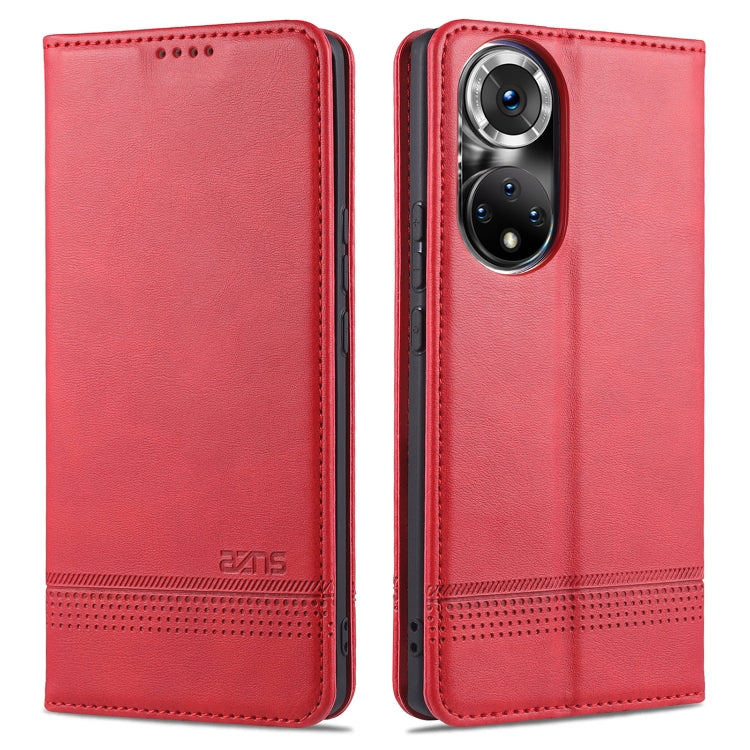 AZNS Magnetic Calf Texture Horizontal Flip Leather Case with Card Slots & Holder & Wallet, For Huawei P50, For Huawei P50 Pro, For Honor 50, For Honor 50 Pro AZNS Magnetic Calf Texture Horizontal Flip Leather Case with Card Slots & Holder & Wallet, For Huawei P50, For Huawei P50 Pro, For Honor 50, For Honor 50 Pro