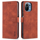 AZNS Skin Feel Calf Texture Horizontal Flip Leather Case with Card Slots & Holder & Wallet, For Xiaomi Mi 11 Lite, For Xiaomi Mi 11 Ultra