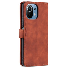 AZNS Skin Feel Calf Texture Horizontal Flip Leather Case with Card Slots & Holder & Wallet, For Xiaomi Mi 11 Lite, For Xiaomi Mi 11 Ultra