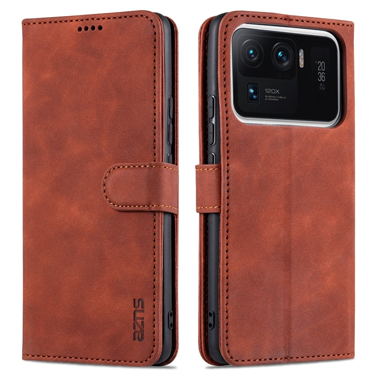 AZNS Skin Feel Calf Texture Horizontal Flip Leather Case with Card Slots & Holder & Wallet, For Xiaomi Mi 11 Lite, For Xiaomi Mi 11 Ultra AZNS Skin Feel Calf Texture Horizontal Flip Leather Case with Card Slots & Holder & Wallet, For Xiaomi Mi 11 Lite, For Xiaomi Mi 11 Ultra