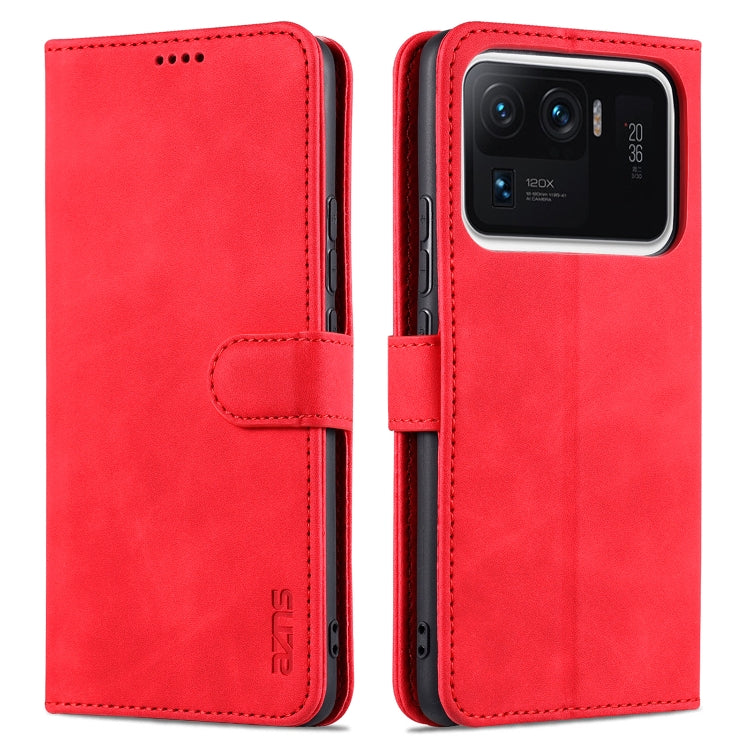 AZNS Skin Feel Calf Texture Horizontal Flip Leather Case with Card Slots & Holder & Wallet, For Xiaomi Mi 11 Lite, For Xiaomi Mi 11 Ultra AZNS Skin Feel Calf Texture Horizontal Flip Leather Case with Card Slots & Holder & Wallet, For Xiaomi Mi 11 Lite, For Xiaomi Mi 11 Ultra