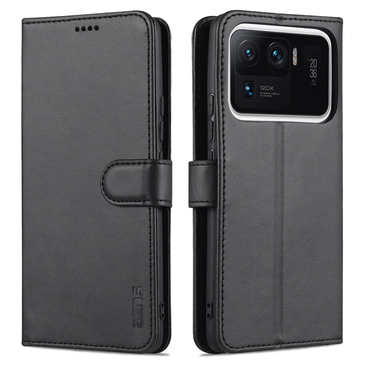 AZNS Skin Feel Calf Texture Horizontal Flip Leather Case with Card Slots & Holder & Wallet, For Xiaomi Mi 11 Lite, For Xiaomi Mi 11 Ultra AZNS Skin Feel Calf Texture Horizontal Flip Leather Case with Card Slots & Holder & Wallet, For Xiaomi Mi 11 Lite, For Xiaomi Mi 11 Ultra