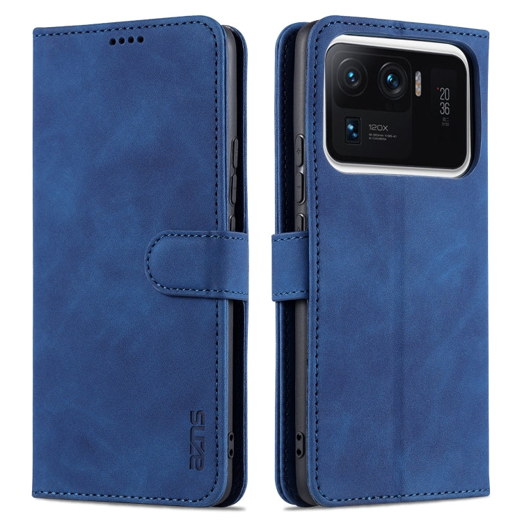 AZNS Skin Feel Calf Texture Horizontal Flip Leather Case with Card Slots & Holder & Wallet, For Xiaomi Mi 11 Lite, For Xiaomi Mi 11 Ultra AZNS Skin Feel Calf Texture Horizontal Flip Leather Case with Card Slots & Holder & Wallet, For Xiaomi Mi 11 Lite, For Xiaomi Mi 11 Ultra