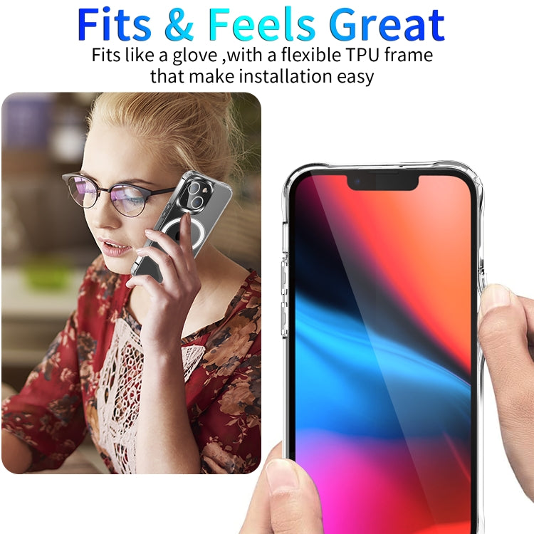 Magsafe Case Magnetic Ring Clear Crystal Acrylic +TPU Four-corner Airbag Shockproof Case, For iPhone 13 mini, For iPhone 13, For iPhone 13 Pro, For iPhone 13 Pro Max Magsafe Case Magnetic Ring Clear Crystal Acrylic +TPU Four-corner Airbag Shockproof Case, For iPhone 13 mini, For iPhone 13, For iPhone 13 Pro, For iPhone 13 Pro Max