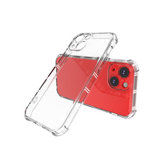 Straight Side Dual Bone Anti-fall TPU Transparent Protective Case, For iPhone 13 mini, For iPhone 13, For iPhone 13 Pro, For iPhone 13 Pro Max