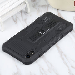 Vanguard Warrior All Inclusive Double-color Shockproof TPU + PC Protective Case with Holder, For iPhone XR