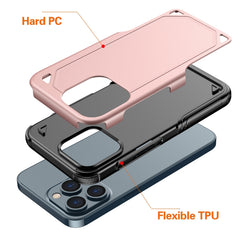 Power Armor PC + TPU Anti-fall Protective Case, For iPhone 13 Pro Max