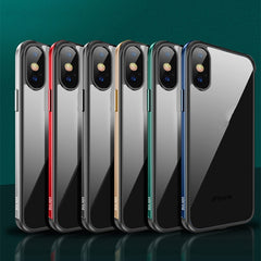 SULADA Shockproof Aviation Aluminum Metal Frame + Nano Glass + TPU Protective Case, For iPhone XR, For iPhone XS Max