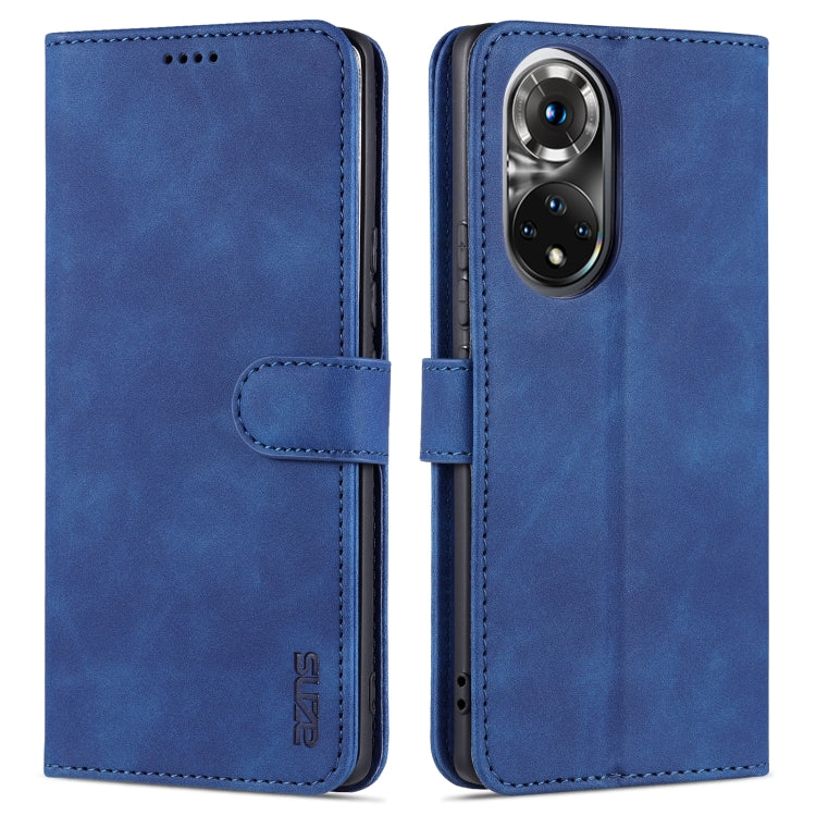 AZNS Skin Feel Calf Texture Horizontal Flip Leather Case with Card Slots & Holder & Wallet, For Honor 50, For Honor 50 Pro AZNS Skin Feel Calf Texture Horizontal Flip Leather Case with Card Slots & Holder & Wallet, For Honor 50, For Honor 50 Pro