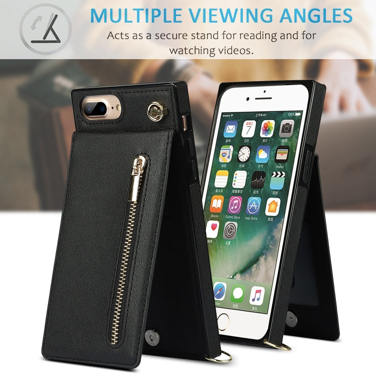 Cross-body Zipper Square TPU+PU Back Cover Case with Holder & Card Slots & Wallet & Strap, For iPhone 8 Plus / 7 Plus, For iPhone 11, For iPhone 11 Pro, For iPhone 11 Pro Max Cross-body Zipper Square TPU+PU Back Cover Case with Holder & Card Slots & Wallet & Strap, For iPhone 8 Plus / 7 Plus, For iPhone 11, For iPhone 11 Pro, For iPhone 11 Pro Max