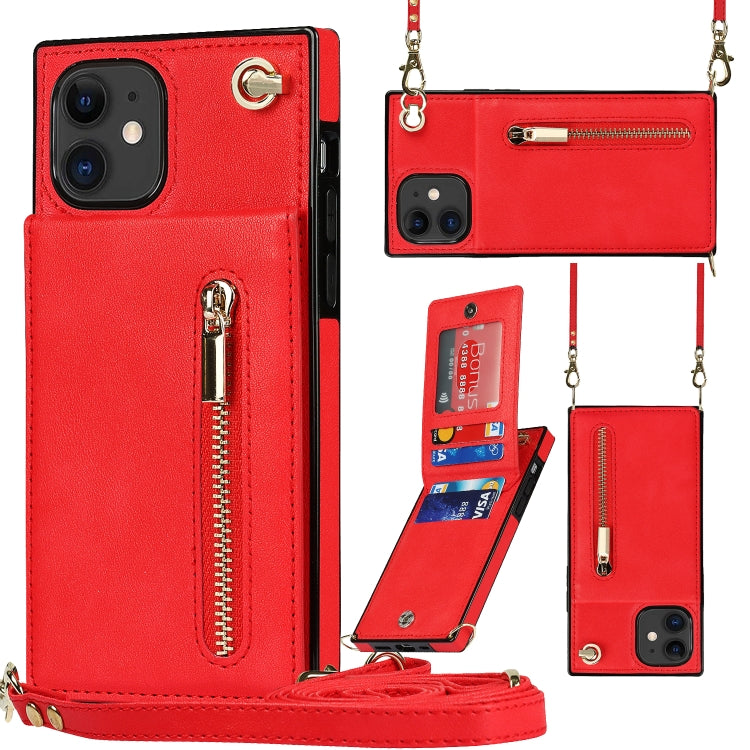 Cross-body Zipper Square TPU+PU Back Cover Case with Holder & Card Slots & Wallet & Strap, For iPhone 8 Plus / 7 Plus, For iPhone 11, For iPhone 11 Pro, For iPhone 11 Pro Max Cross-body Zipper Square TPU+PU Back Cover Case with Holder & Card Slots & Wallet & Strap, For iPhone 8 Plus / 7 Plus, For iPhone 11, For iPhone 11 Pro, For iPhone 11 Pro Max