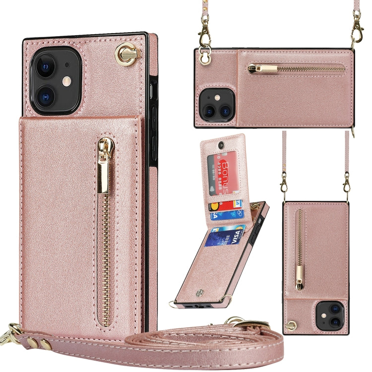 Cross-body Zipper Square TPU+PU Back Cover Case with Holder & Card Slots & Wallet & Strap, For iPhone 8 Plus / 7 Plus, For iPhone 11, For iPhone 11 Pro, For iPhone 11 Pro Max Cross-body Zipper Square TPU+PU Back Cover Case with Holder & Card Slots & Wallet & Strap, For iPhone 8 Plus / 7 Plus, For iPhone 11, For iPhone 11 Pro, For iPhone 11 Pro Max