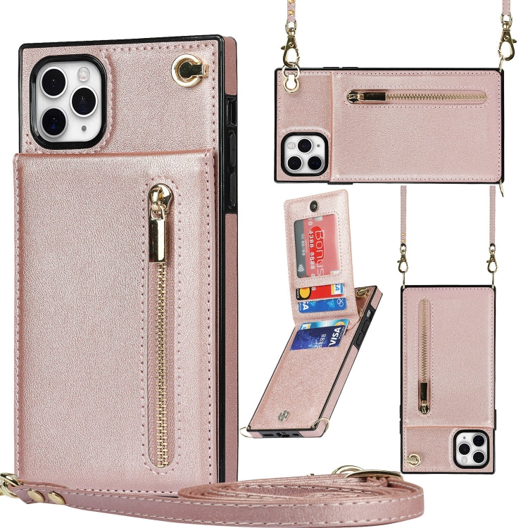 Cross-body Zipper Square TPU+PU Back Cover Case with Holder & Card Slots & Wallet & Strap, For iPhone 8 Plus / 7 Plus, For iPhone 11, For iPhone 11 Pro, For iPhone 11 Pro Max Cross-body Zipper Square TPU+PU Back Cover Case with Holder & Card Slots & Wallet & Strap, For iPhone 8 Plus / 7 Plus, For iPhone 11, For iPhone 11 Pro, For iPhone 11 Pro Max