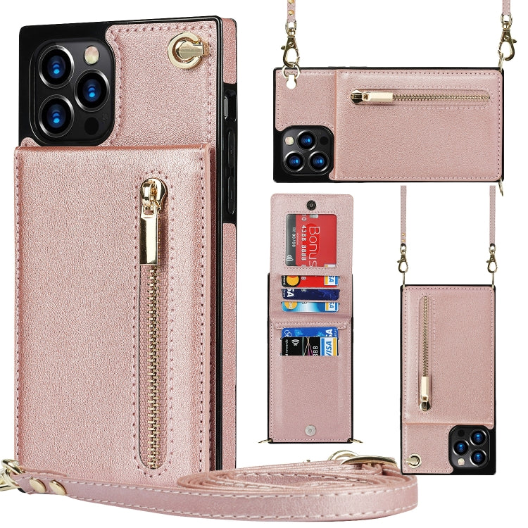 Cross-body Zipper Square TPU+PU Back Cover Case with Holder & Card Slots & Wallet & Strap, For iPhone 12 mini, For iPhone 12 / 12 Pro, For iPhone 12 Pro Max, For iPhone SE 2022 / SE 2020 / 8 / 7 Cross-body Zipper Square TPU+PU Back Cover Case with Holder & Card Slots & Wallet & Strap, For iPhone 12 mini, For iPhone 12 / 12 Pro, For iPhone 12 Pro Max, For iPhone SE 2022 / SE 2020 / 8 / 7